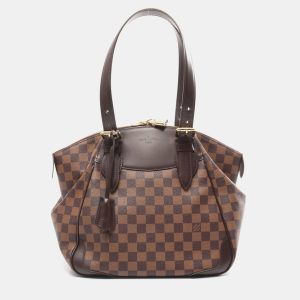 Louis Vuitton Brown Damier Ebene Canvas MM Verona Shoulder Bag, Shoulder Bags - Luxury Closet catalog