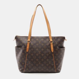 Louis Vuitton Totally Mm Tote Shoulder Bag Monogram Leather Brown, Shoulder Bags - Luxury Closet catalog