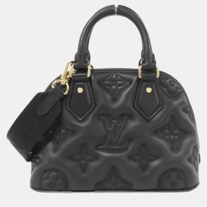 Louis Vuitton Black Bubblegram Leather Alma Soft BB Handbag, Satchels - Luxury Closet catalog