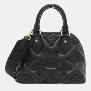 Louis Vuitton Black Bubblegram Leather Alma Soft BB Handbag, Satchels - Luxury Closet catalog