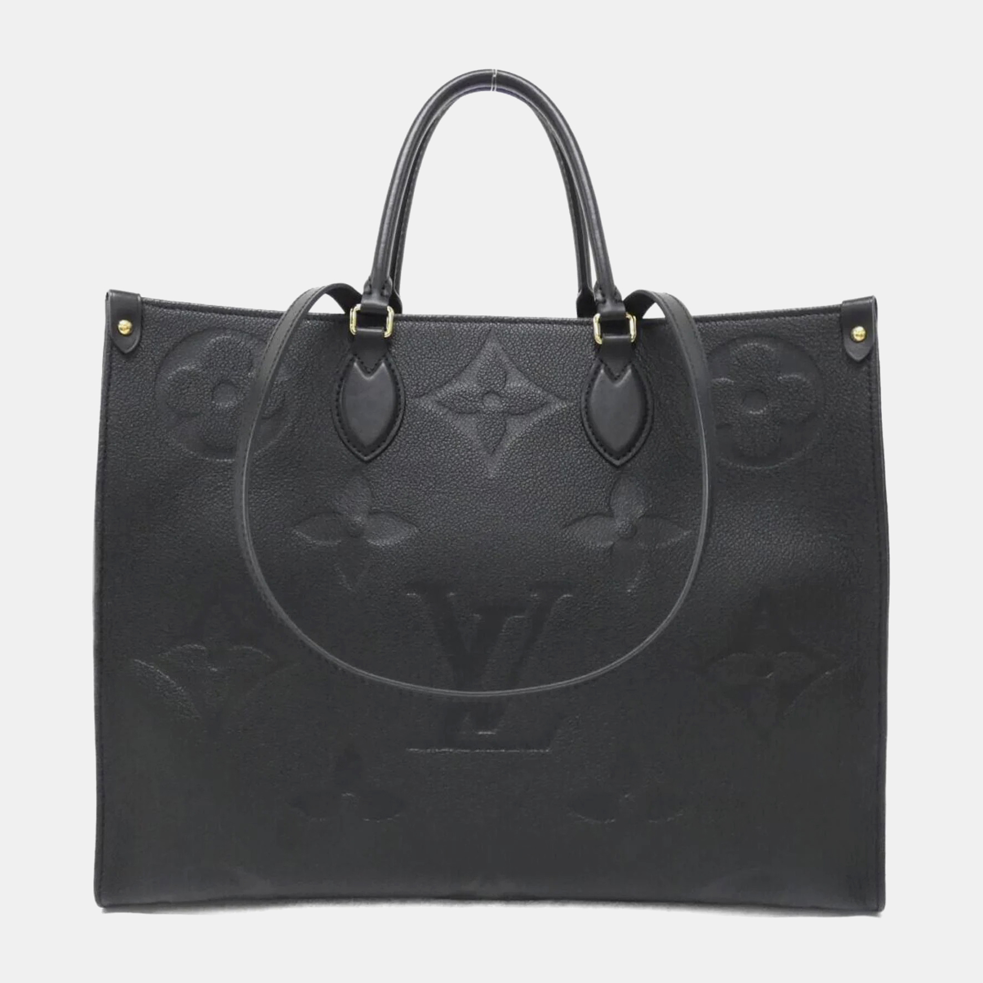 Louis Vuitton Black Monogram Empreinte Leather OnTheGo GM Tote Bag, Tote Handbags - Luxury Closet catalog
