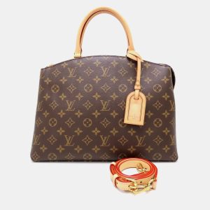 Louis Vuitton Brown Monogram Leather Grand Palais MM Handbag, Tote Handbags - Luxury Closet catalog