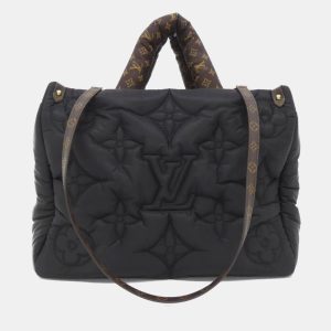 Louis Vuitton Black Nylon Monogram Pillow OnTheGo MM Handbag, Tote Handbags - Luxury Closet catalog