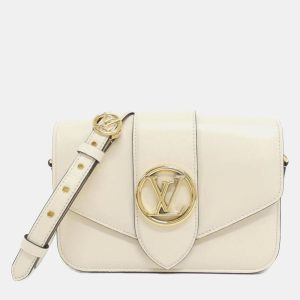 Louis Vuitton Cream Leather Pont Neuf Shoulder Bag, Shoulder Bags - Luxury Closet catalog