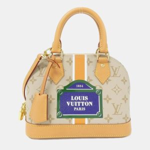 Louis Vuitton Beige Monogram Monopanam LV Street Sign Alma BB Handbag, Satchels - Luxury Closet catalog
