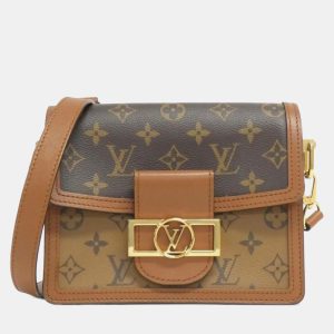 Louis Vuitton Brown Monogram Reverse Dauphine Mini Shoulder Bag, Shoulder Bags - Luxury Closet catalog