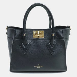 Louis Vuitton Black Leather On My Side PM Handbag, Tote Handbags - Luxury Closet catalog