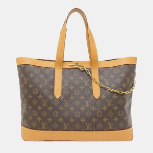 Louis Vuitton Brown Monogram Cava Voyage Handbag, Tote Handbags - Luxury Closet catalog