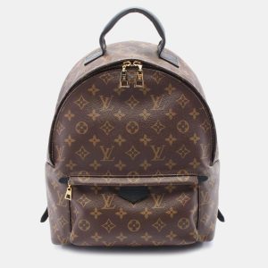 Louis Vuitton Brown Coated Canvas Leather Monogram Palm Springs Backpack MM Bag, Backpacks - Luxury Closet catalog