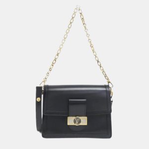 Louis Vuitton Black Leather Dauphine MM Shoulder Bag, Shoulder Bags - Luxury Closet catalog