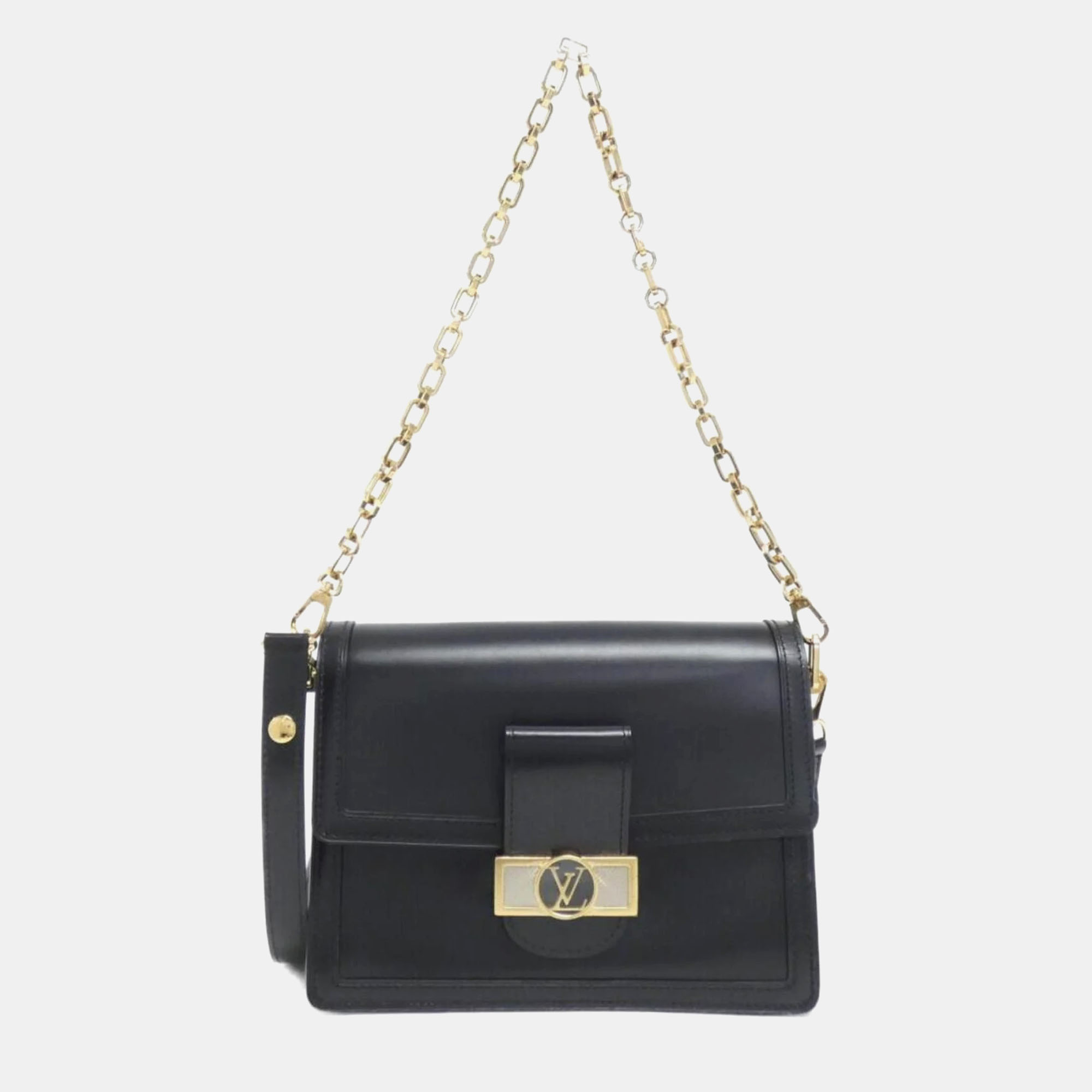 Louis Vuitton Black Leather Dauphine MM Shoulder Bag, Shoulder Bags - Luxury Closet catalog