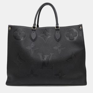 Louis Vuitton Onthego Noirm Monogram Empreinte Leather Size Gm, Tote Handbags - Luxury Closet catalog