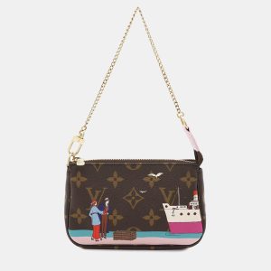 Louis Vuitton Brown/Multicolor Monogram Canvas Mini Pochette Accessoires Atlantic Cruises Shoulder Bag, Shoulder Bags - Luxury Closet catalog