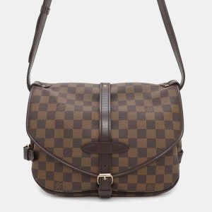 Louis Vuitton Saumur Spo Red Damier Ebene Canvas Size 30, Handbags - Luxury Closet catalog
