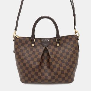 Louis Vuitton Siena Red Damier Ebene Canvas Size Pm, Tote Handbags - Luxury Closet catalog