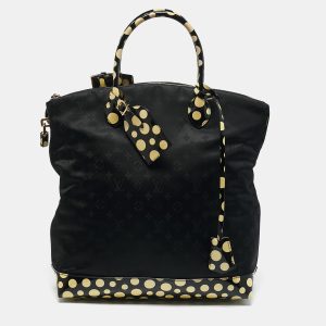 Louis Vuitton x Yayoi Kusama Black Monogram Nylon Vertical Lock It MM Bag, Tote Handbags - Luxury Closet catalog