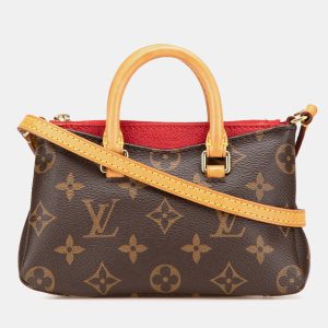 Louis Vuitton Brown Monogram Nano Pallas, Satchels - Luxury Closet catalog