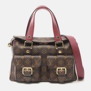 Louis Vuitton Brown Bordeaux Monogram Canvas Manhattan Handbag, Shoulder Bags - Luxury Closet catalog