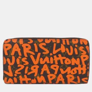 Louis Vuitton Orange Monogram Graffiti Zippy Wallet, Wallets & Money Clips - Luxury Closet catalog