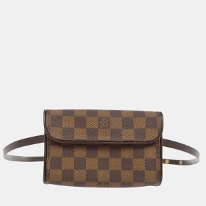 Louis Vuitton Damier Ebene Canvas Pochette Florentine Belt Bum Bag, Handbags - Luxury Closet catalog