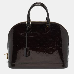 Louis Vuitton Amarante Monogram Vernis Alma GM Bag, Satchels - Luxury Closet catalog