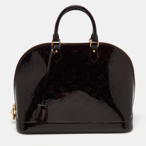 Louis Vuitton Amarante Monogram Vernis Alma GM Bag, Satchels - Luxury Closet catalog