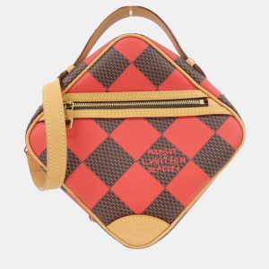 Louis Vuitton Red/Brown Damier Pop Chess Messenger Bag, Handbags - Luxury Closet catalog