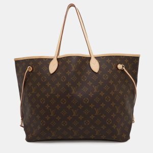 Louis Vuitton Beige Monogram Neverfull GM Tote Bag, Tote Handbags - Luxury Closet catalog