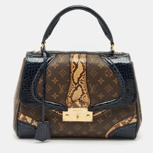 Louis Vuitton Blue Marine Monogram Alligator and Python Monogramissime Bag, Satchels - Luxury Closet catalog