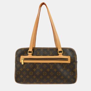 Louis Vuitton Brown Monogram Canvas Cite GM Handbag, Tote Handbags - Luxury Closet catalog