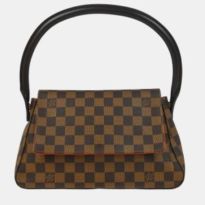 Louis Vuitton Brown Damier Ebene Canvas Mini Looping Handbag, Satchels - Luxury Closet catalog
