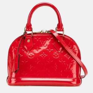 Louis Vuitton Red Monogram Vernis Alma BB, Satchels - Luxury Closet catalog