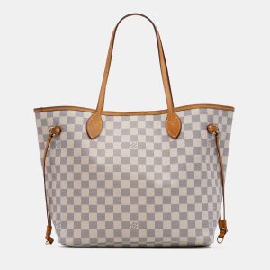Louis Vuitton White Damier Azur Neverfull MM, Tote Handbags - Luxury Closet catalog