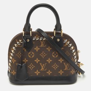 Louis Vuitton Monogram Canvas Macassar Studded Alma BB Bag, Satchels - Luxury Closet catalog