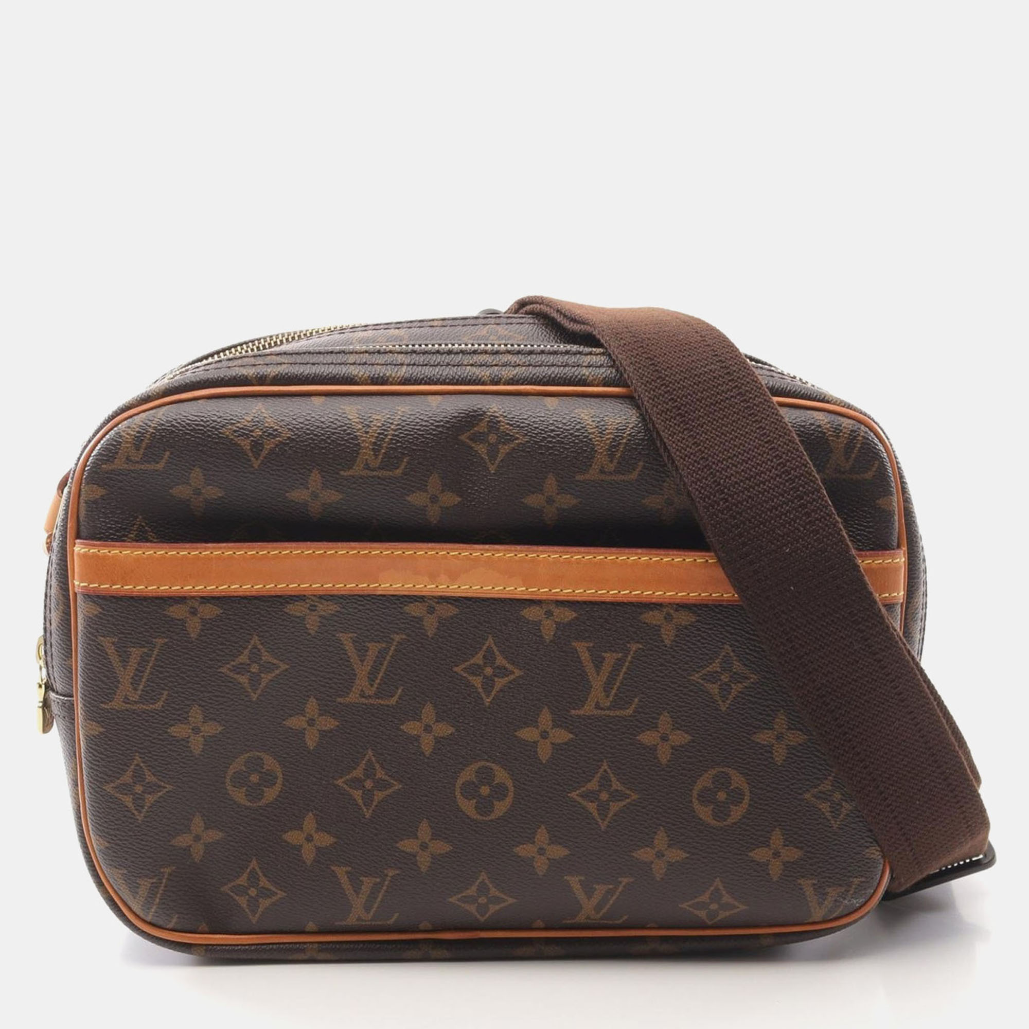 Louis Vuitton Brown Monogram Canvas Reporter PM Shoulder Bag, Handbags - Luxury Closet catalog