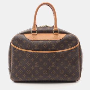 Louis Vuitton Brown Monogram Canvas Deauville Bowling Vanity Handbag, Satchels - Luxury Closet catalog