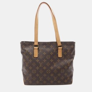 Louis Vuitton Brown Monogram Canvas Cabas piano Shoulder Bag, Tote Handbags - Luxury Closet catalog