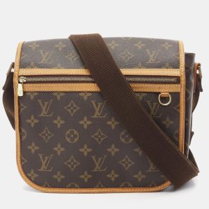 Louis Vuitton Bosphore PM Brown Monogram Canvas Shoulder Bag, Handbags - Luxury Closet catalog