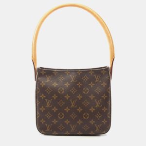 Louis Vuitton Looping MM Brown Monogram Canvas Shoulder Bag, Handbags - Luxury Closet catalog