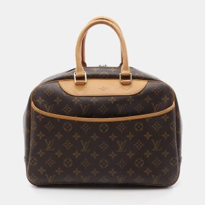 Louis Vuitton Brown Monogram Leather Deauville Bowling Bag, Satchels - Luxury Closet catalog