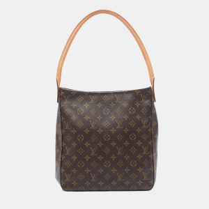 Louis Vuitton Looping GM Brown Monogram Canvas Shoulder Bag, Handbags - Luxury Closet catalog