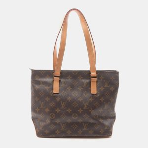 Louis Vuitton Cabas Piano Brown Monogram Canvas Shoulder Bag, Tote Handbags - Luxury Closet catalog