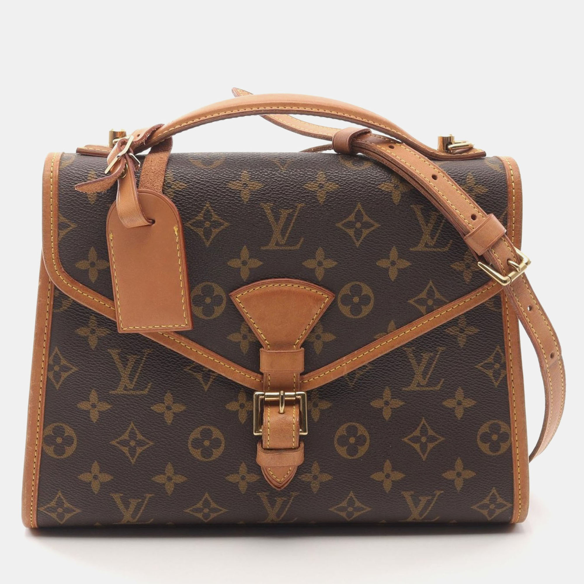 Louis Vuitton Bel Air 2Way Shoulder Handbag Monogram Brown, Satchels - Luxury Closet catalog