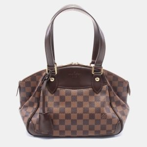 Louis Vuitton Verona PM Brown Damier Ebene Canvas Shoulder Bag, Tote Handbags - Luxury Closet catalog