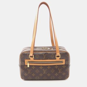 Louis Vuitton Cite MM Brown Monogram Canvas Shoulder Bag, Handbags - Luxury Closet catalog