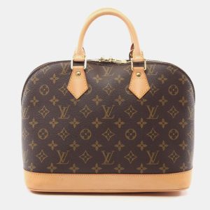 Louis Vuitton Alma PM Brown Monogram Canvas Shoulder Bag, Satchels - Luxury Closet catalog