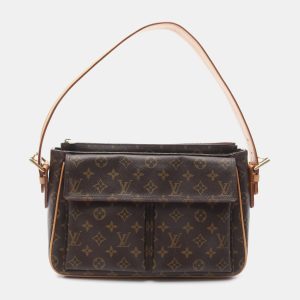 Louis Vuitton Viva Cite GM Brown Monogram Canvas Shoulder Bag, Tote Handbags - Luxury Closet catalog