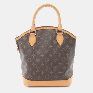 Louis Vuitton Lockit Brown Monogram Canvas Handbag, Satchels - Luxury Closet catalog
