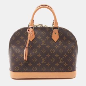 Louis Vuitton Alma Brown Monogram Canvas Handbag, Satchels - Luxury Closet catalog