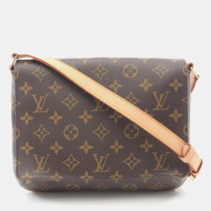 Louis Vuitton Musette Tango Long Strap Brown Monogram Canvas Shoulder Bag, Handbags - Luxury Closet catalog